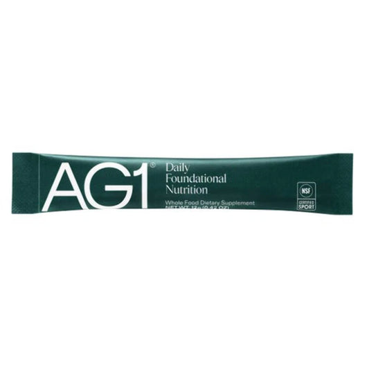 AG1 Daily Foundational Nutrition Greens Powder – 40 Travel Packs | Daily Vitamins, Minerals & Probiotics