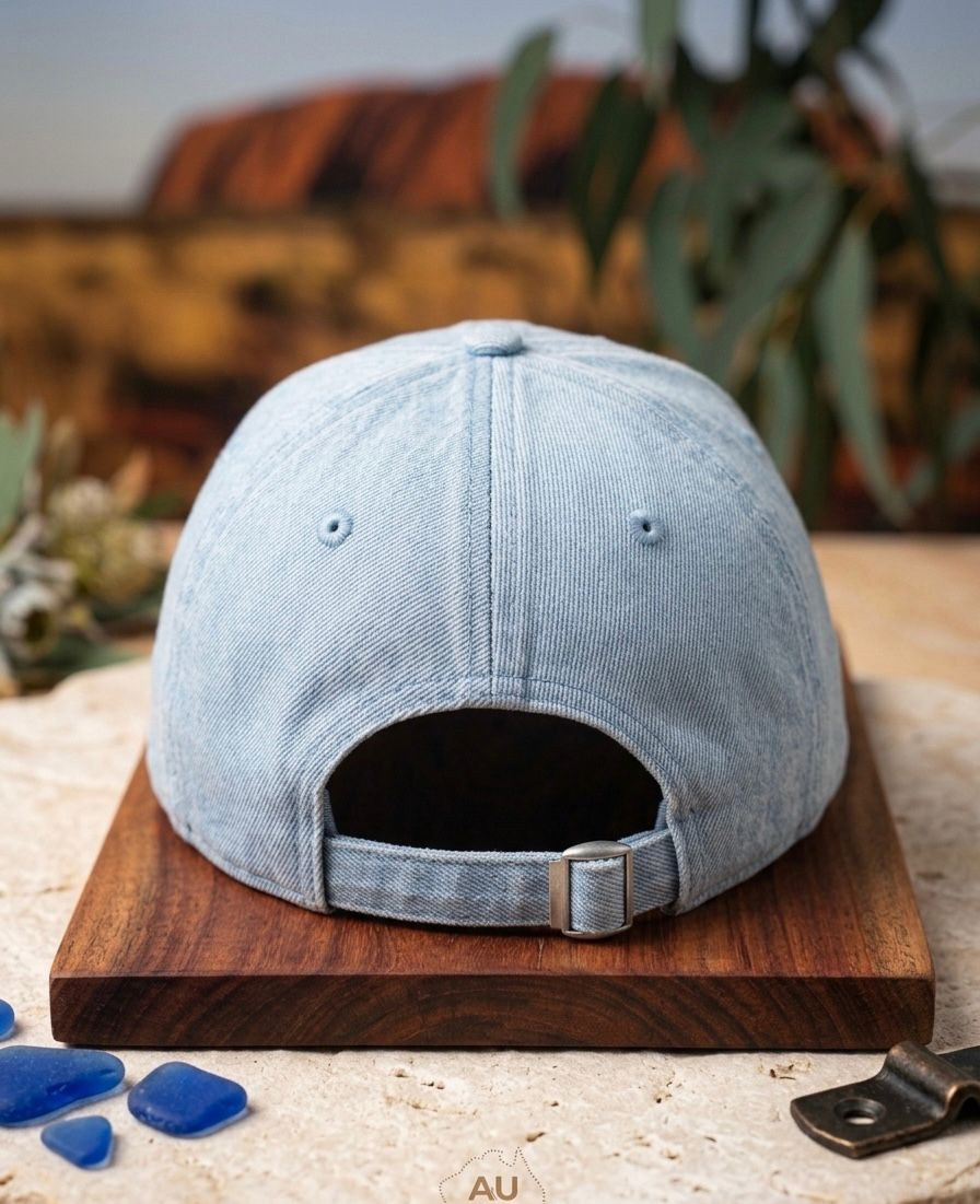 Tommy Jeans Original Riveted Denim Cap – Light Wash