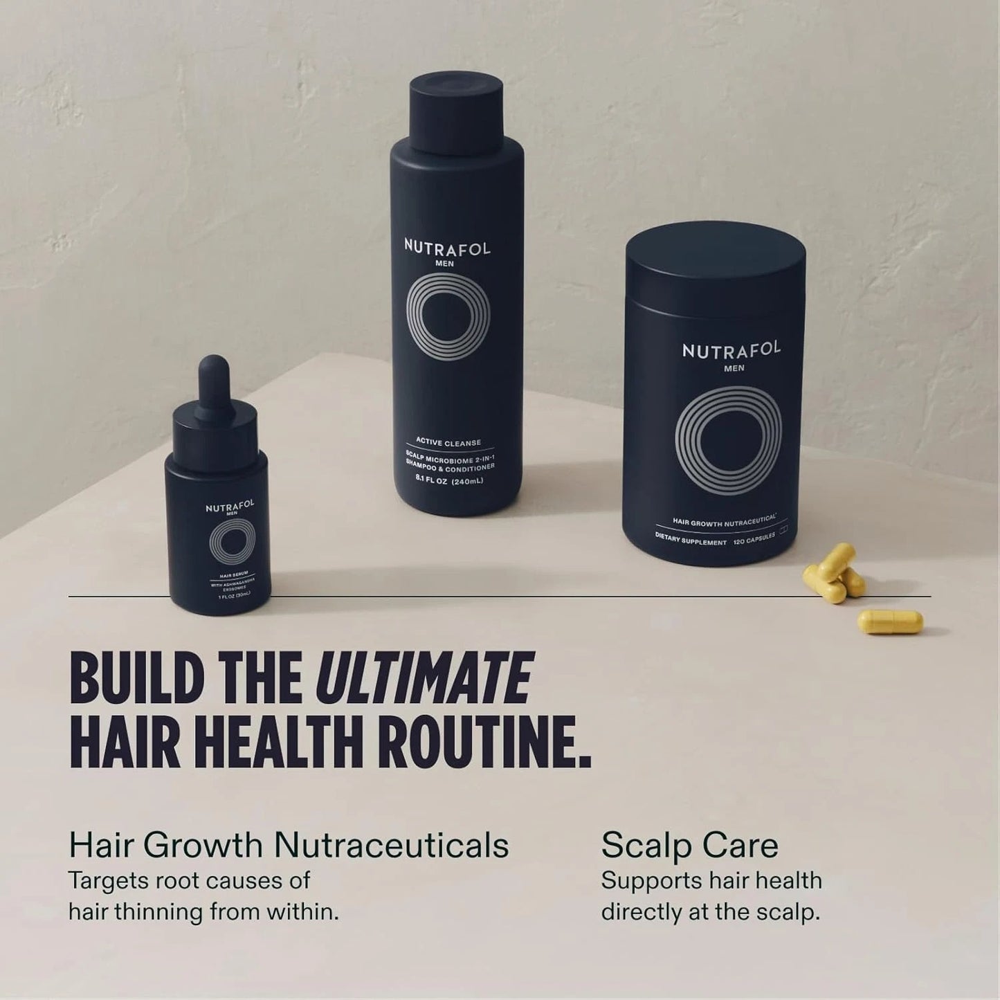 Nutrafol Men Hair Wellness Capsules – Clinically Tested Hair Support
