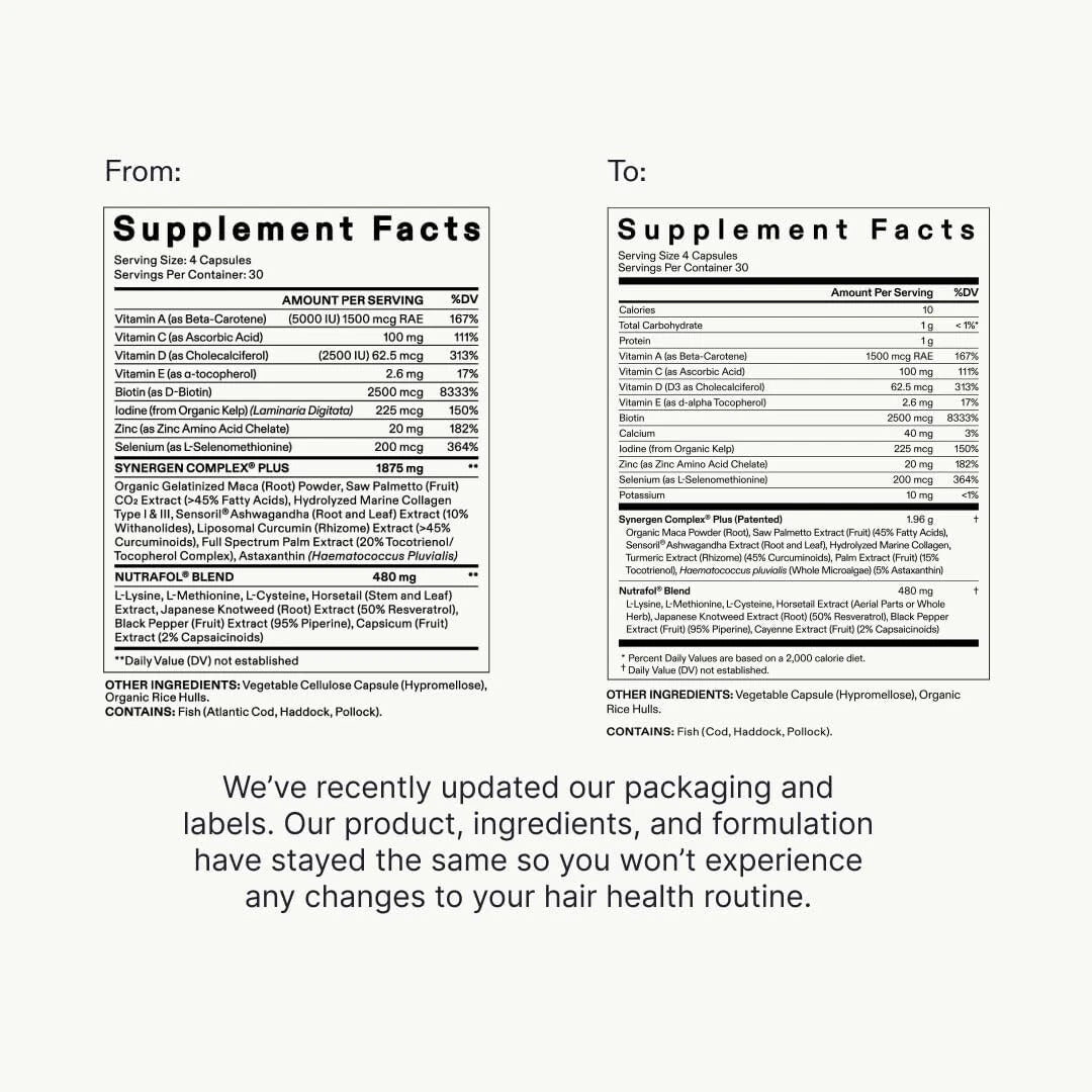 Nutrafol Women's Balance Hair Growth Capsules for Women Aged 45 and Over