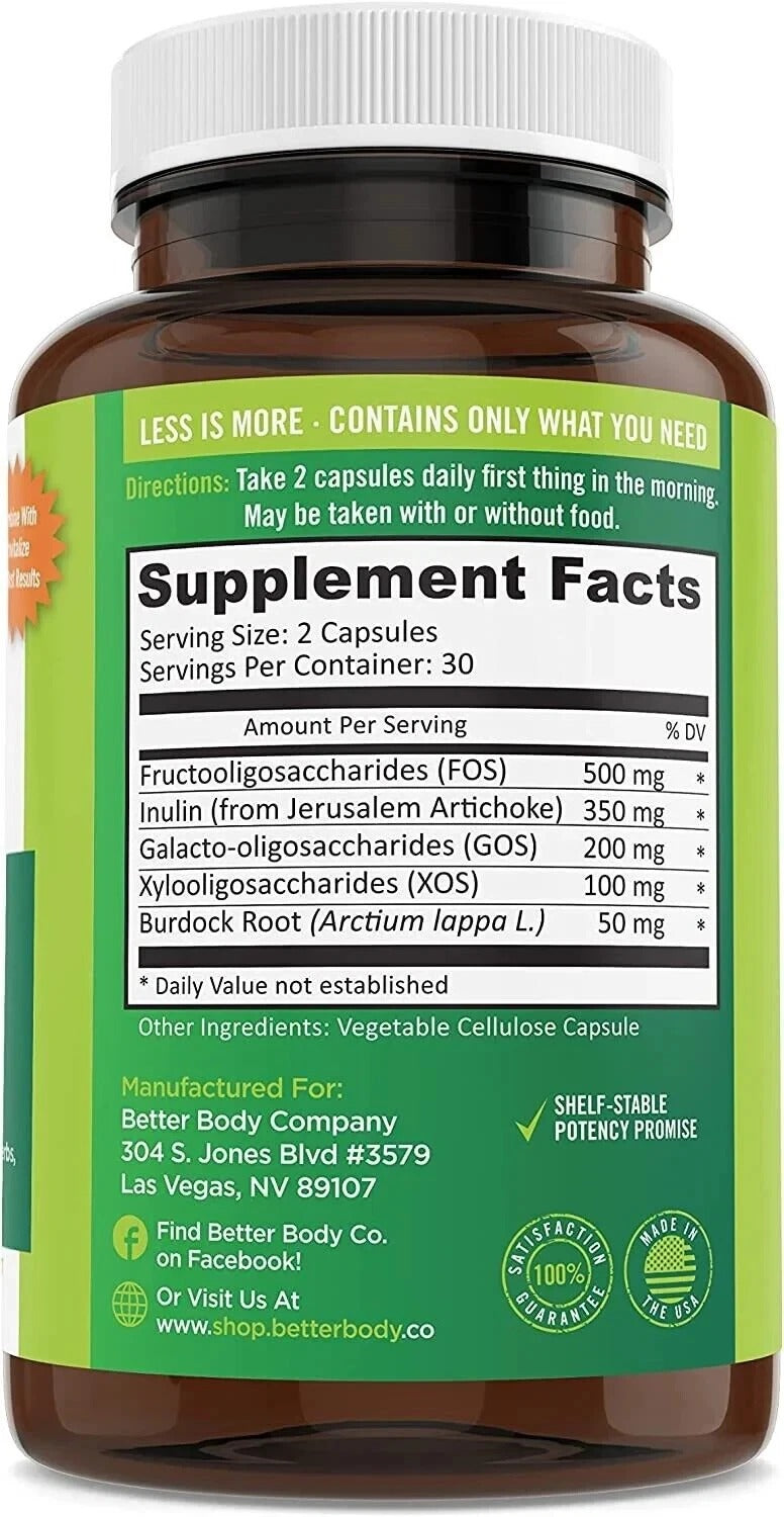 PREVITALIZE Prebiotic Menopause Supplement for Women Natural Weight Management 60 Capsules